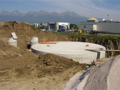 Nádrže LIDL Poprad
